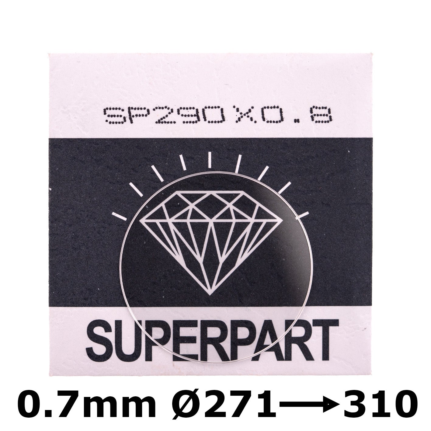 Flat 0.8mm Thickness, dia. 271-310 Sapphire Glass