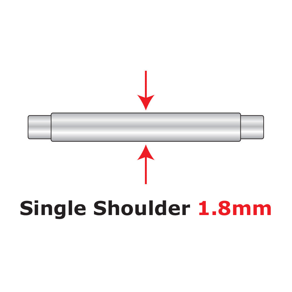 Spring Bars Single shoulder 1.8mm SS18