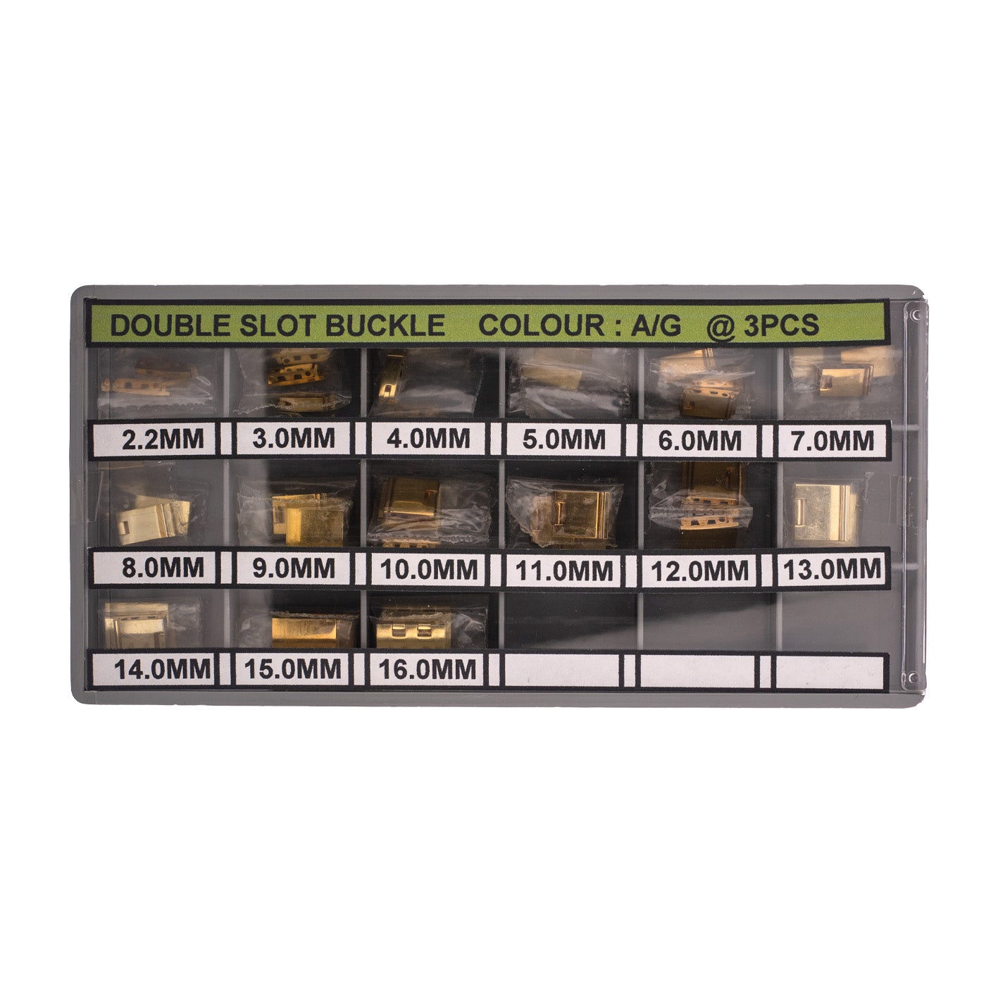 Double slot buckle