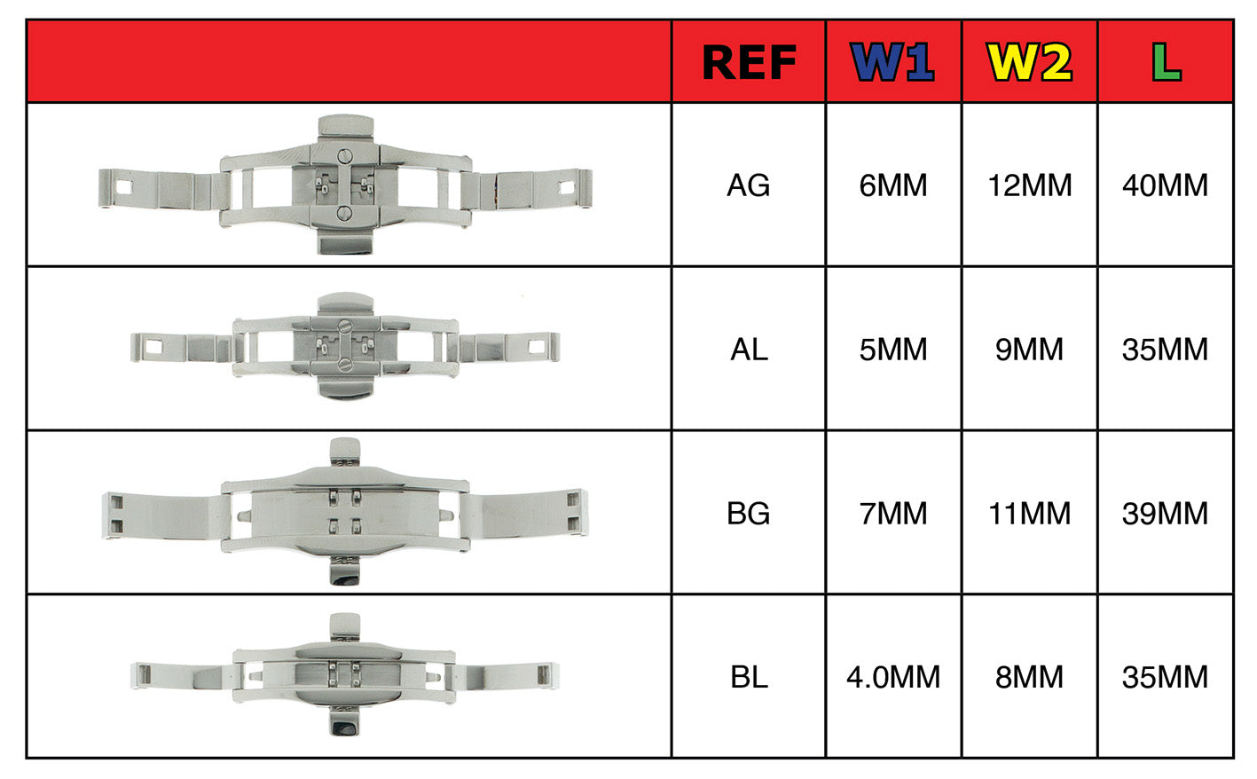 Push Button Butterfly Clasp WM649TS