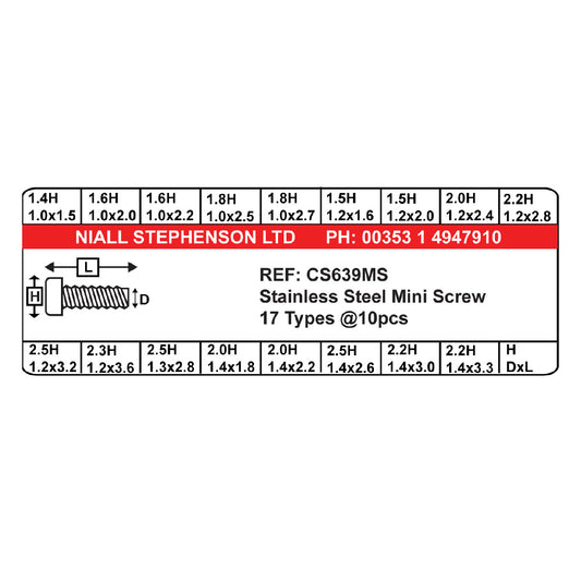 Case back screws CS639MS