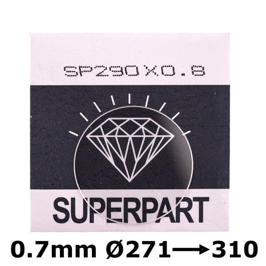 Flat 0.8mm Thickness, dia. 271-310  Sapphire Glass