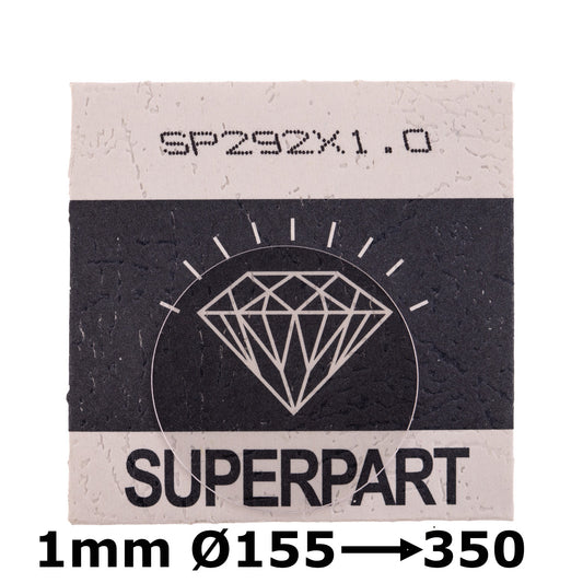 Flat 1.0mm Thickness, dia. 155-350 Sapphire Glass