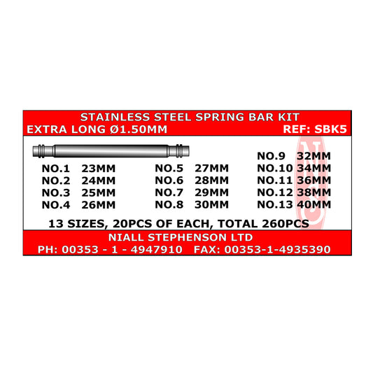 Extra long spring bar kit WM605