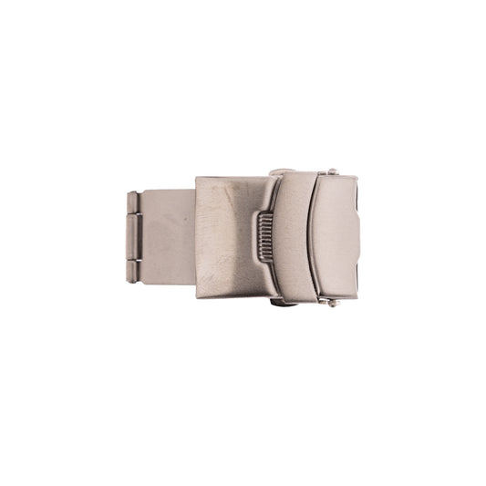 Metal Clasp with push release for leather straps WM661